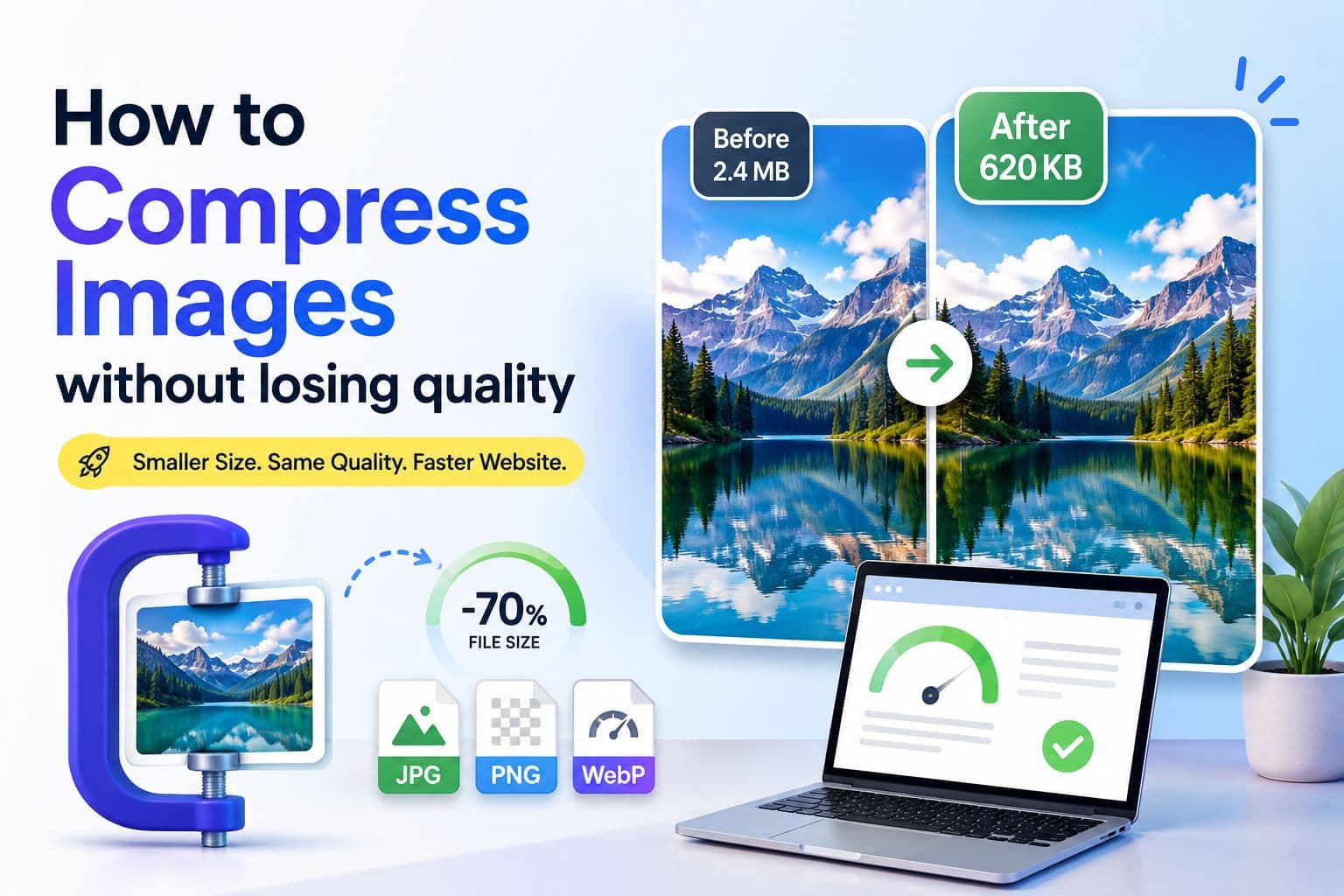 How to compress images without obvious quality loss - EveryFileTool guide